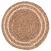 Set de table tressé rond naturel