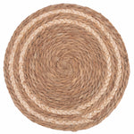 Set de table tressé rond naturel