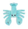 Peluche homard "I love you" maman et son bébé bleu aqua
