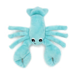 Peluche homard "I love you" maman et son bébé bleu aqua