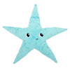 Peluche étoile de mer "Wahou" maman et son bébé bleu aqua