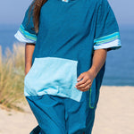 Poncho de plage Kikoy pour adulte