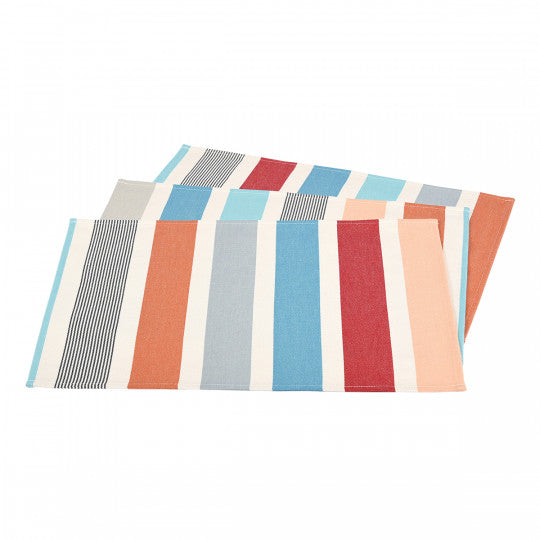 Set de table en toile enduite GARLIN – Coloris Pêche