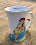 Mug motif baigneuse