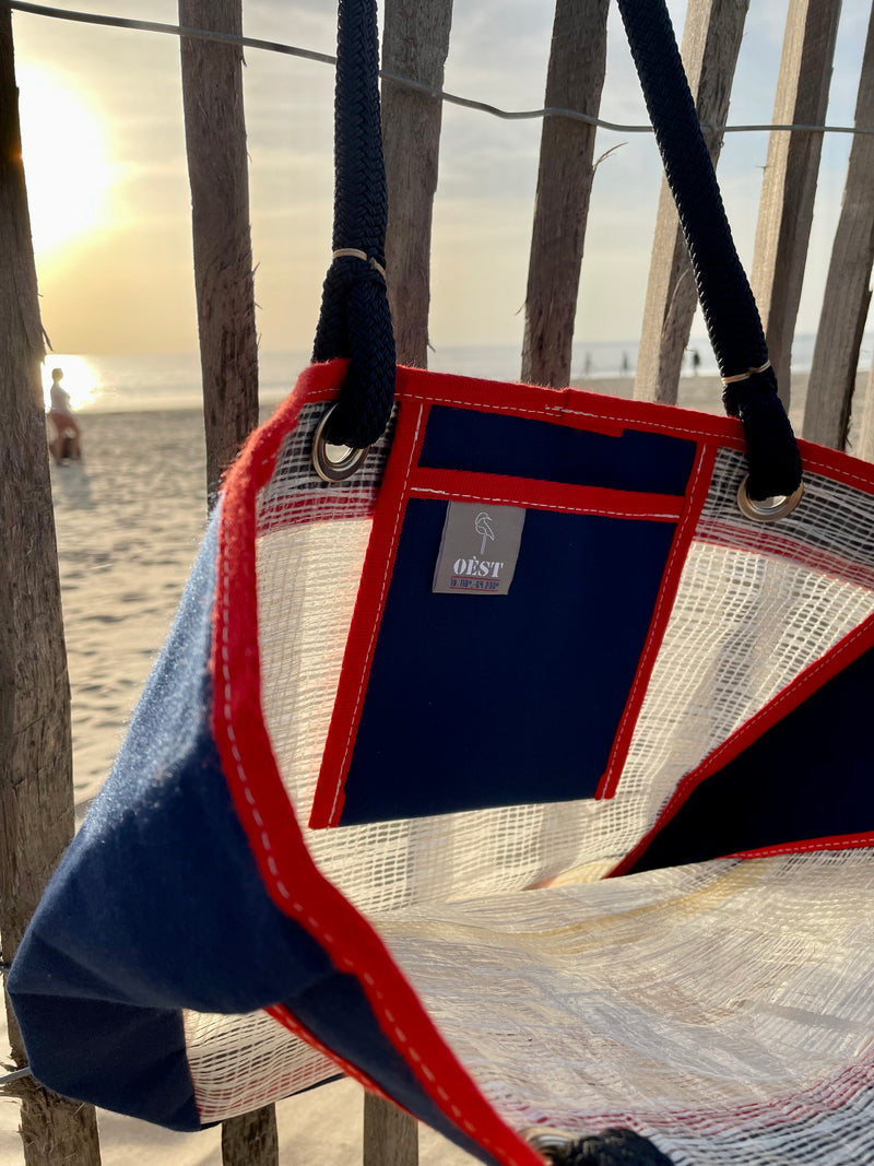 Sac Shopping en voile recyclée