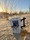 Mug motif carrelet anse carrée