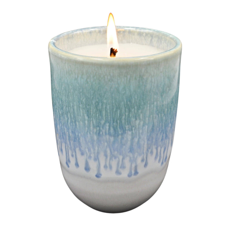 Bougie 300g TIE AND DYE bleue